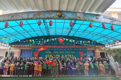 TRƯỜNG MẦM NON THÚY SƠN TỔ CHỨC CHUỖI HOẠT ĐỘNG CHÀO MỪNG KỶ NIỆM 81 NĂM NGÀY THÀNH LẬP QĐND VIỆT NAM 36 NĂM NGÀY HỘI QUỐC PHÒNG TOÀN DÂN