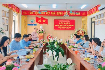 TRƯỜNG MẦM NON THUÝ SƠN ĐÓN ĐOÀN ĐÁNH GIÁ NGOÀI VỀ KHẢO SÁT CHÍNH THỨC KIỂM ĐỊNH CHẤT LƯỢNG GIÁO DỤC VÀ TRƯỜNG CHUẨN QUÔC GIA