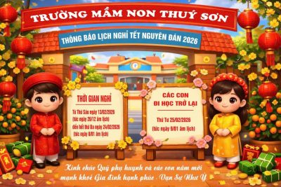 Thông báo lịch nghỉ Tết âm lịch 2026