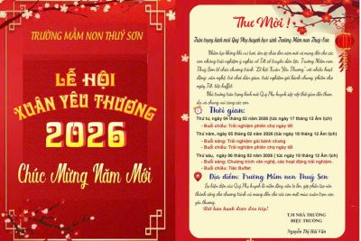 Thư mời dự Lễ hội Xuân Yêu Thương