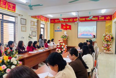 Ảnh sinh hoạt chuyên môn tổ – tháng 2