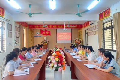 Trường mầm non Thúy Sơn tham dự hội nghị toàn quốc nghiên cứu, học tập, quán triệt và triển khai thực hiện nghị quyết lần thứ 2 ban chấp hành trung  ương đảng  khóa XIV